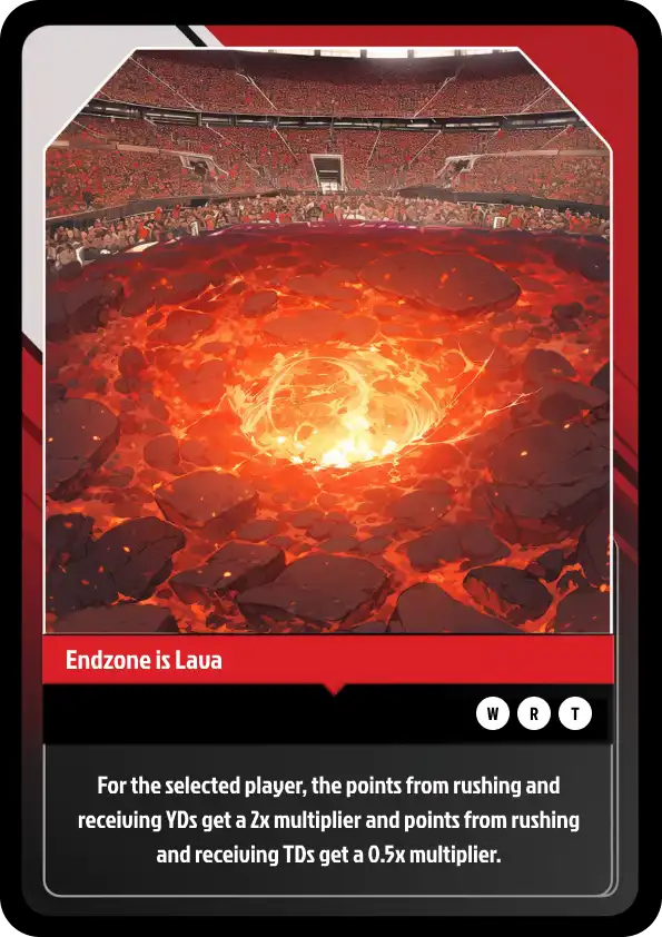 Endzone is Lava (SmashCard)